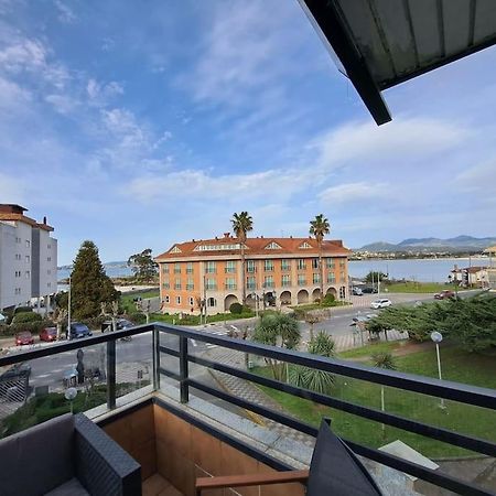 Baiona, Primera Linea De Playa Ladeira, Terraza. Exteriör bild